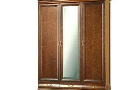 Klassische Schränke Schrank Schrankwand Kleiderschrank Holzschrank - Model N-3D